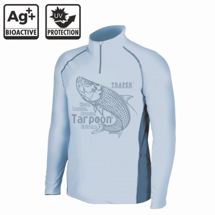 Bluza UV Protection Florida Tarpon Light Blue Traper